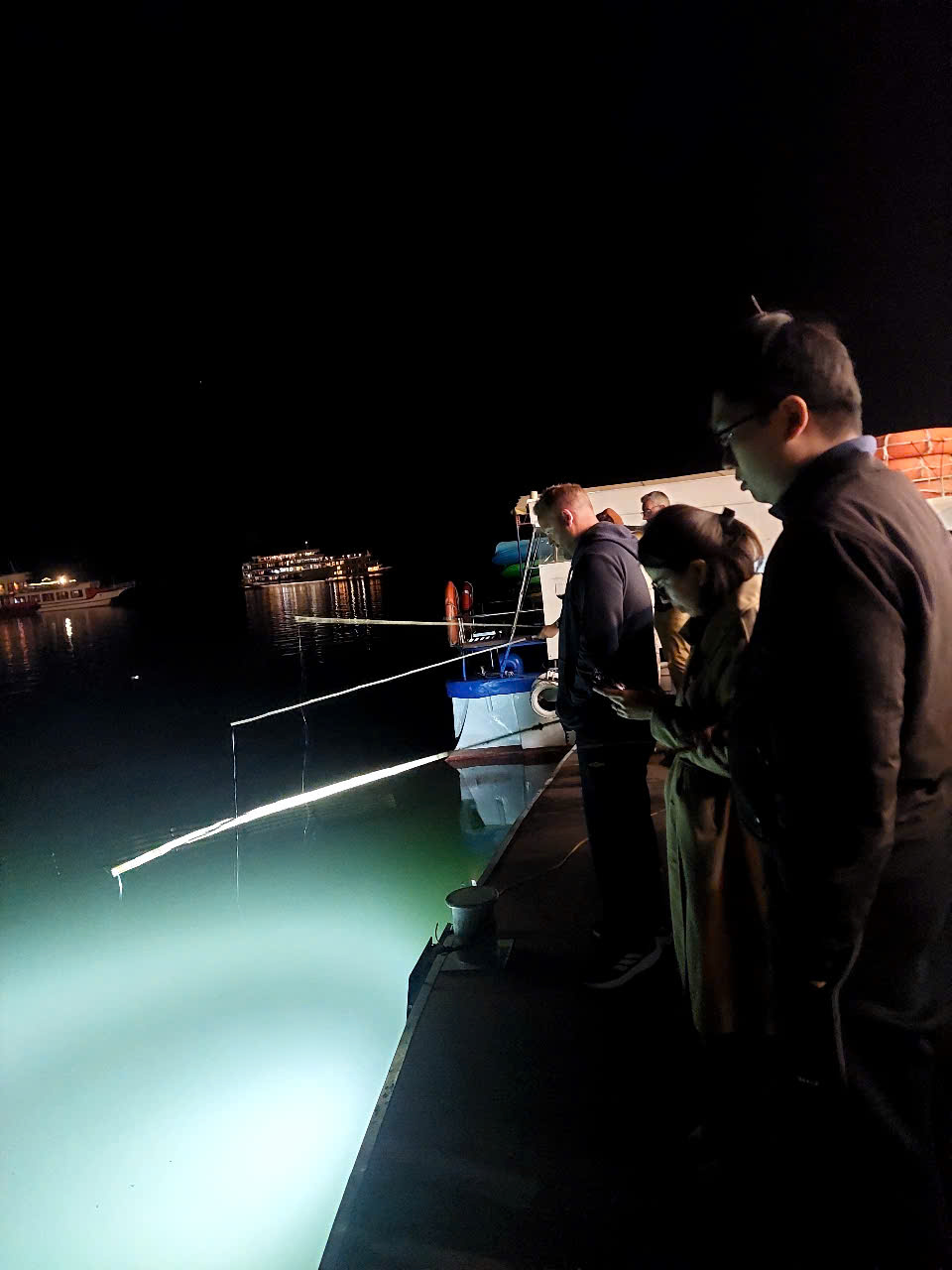 Experience Night Squid Fishing on Ha Long Bay